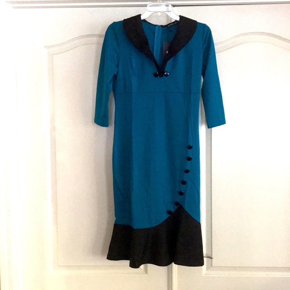 Vintage Mermaid Hemline Dress